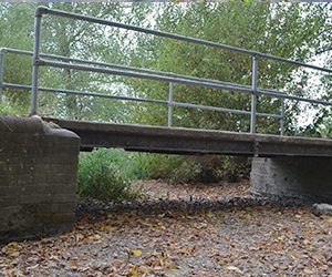 Over abstraction – the river drying up